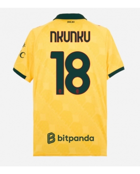 AC Milan Christopher Nkunku #18 Maglia Gara Terza Repliche 2025-26 Maniche Corte AC Milan Christopher Nkunku #18 Maglia Gara Terza Repliche 2025-26 Maniche Corte